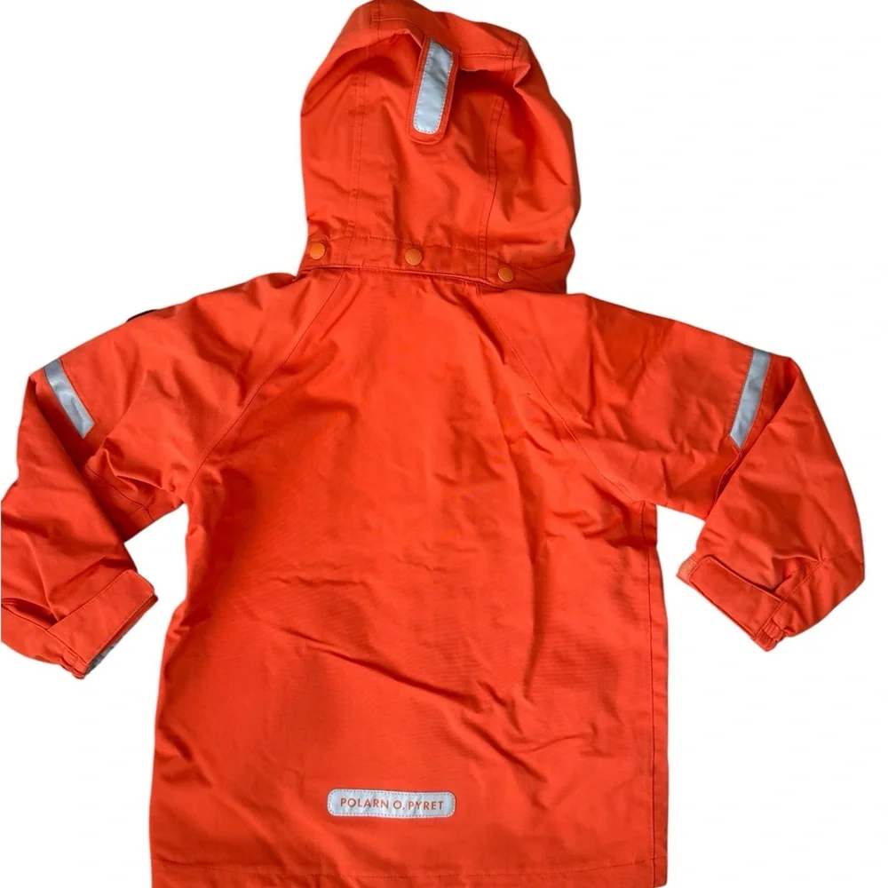 Polarn O. Pyret Waterproof Shell Jacket  4-5T 💥 Barely worn- Excellent condition - Picture 2 of 5